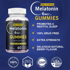 Sleep Aid Melatonin Gummy for Insomnia Improves Sleep Melatonin Gummy Sleep Aid 60 Counts