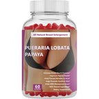 Kudzu and Papaya Soft Candy for Women's Breast Enhancement, Natural Breast Enlargement and Shaping, 60 Pills